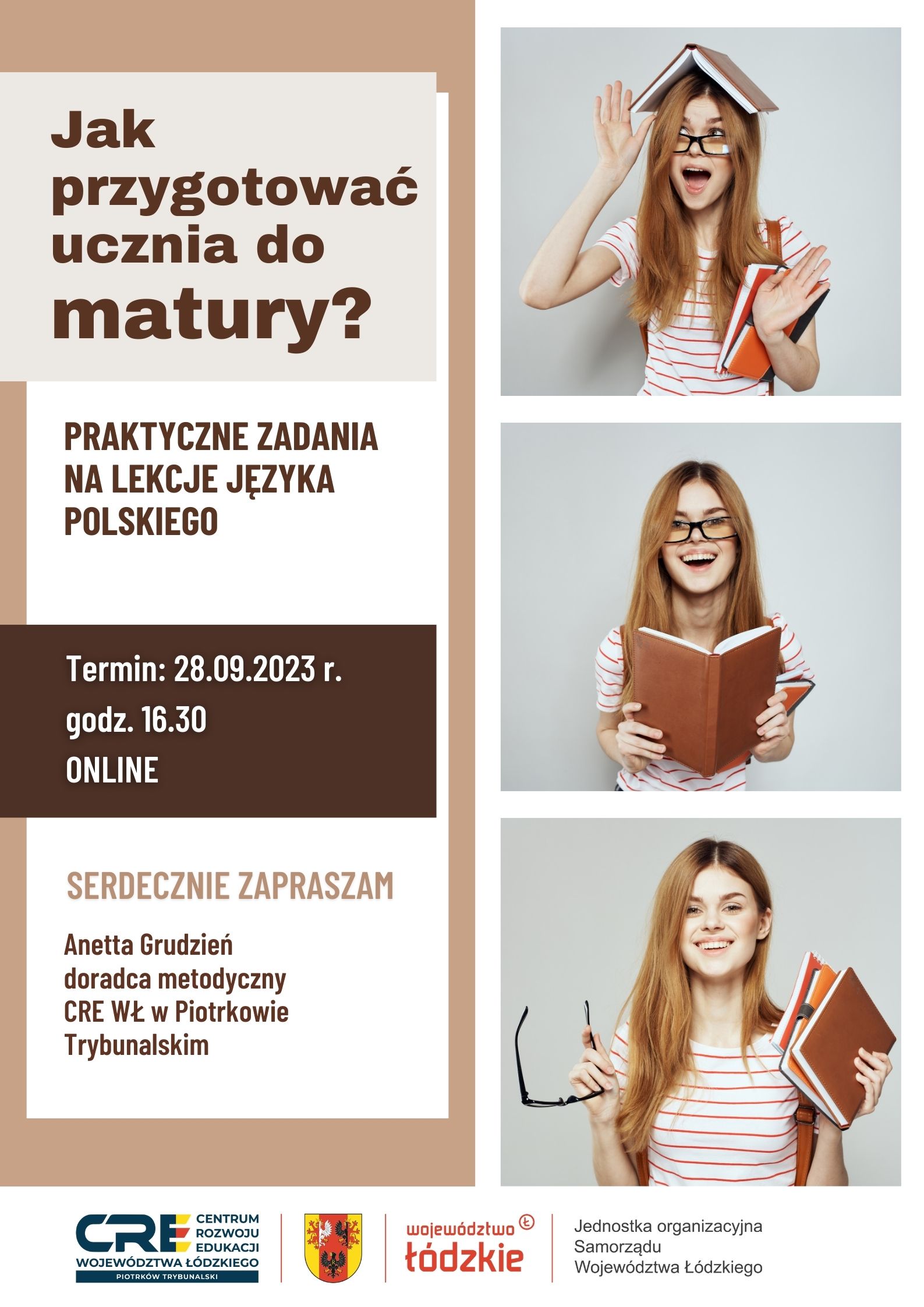 JAK PRZYGOTOWAĆ UCZNIA DO MATURY? PRAKTYCZNE ZADANIA NA LEKCJE JĘZYKA POLSKIEGO 28.09.2023