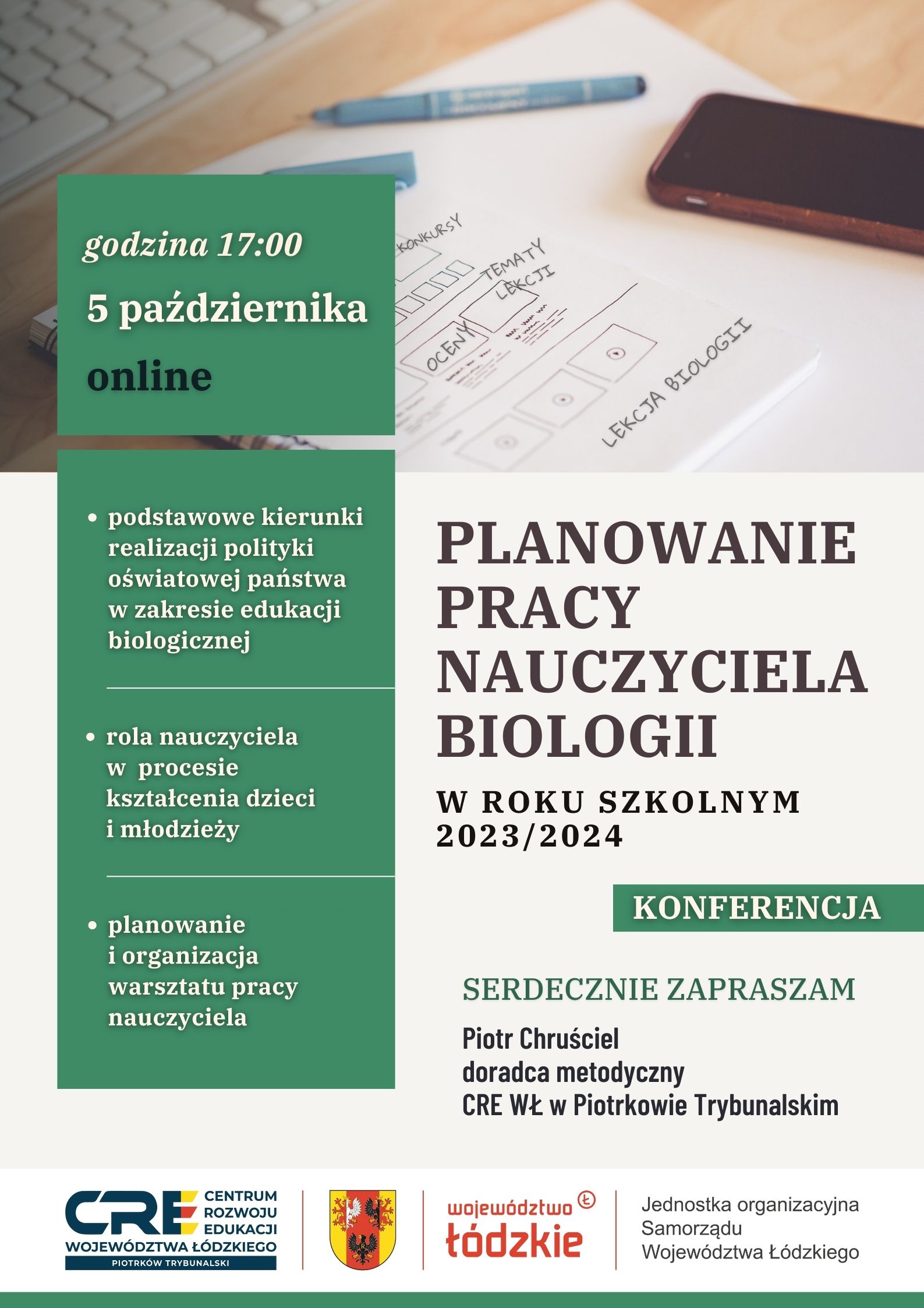 PLANOWANIE PRACY NAUCZYCIELA BIOLOGII W ROKU SZKOLNYM 2023/2024 05.10.2023
