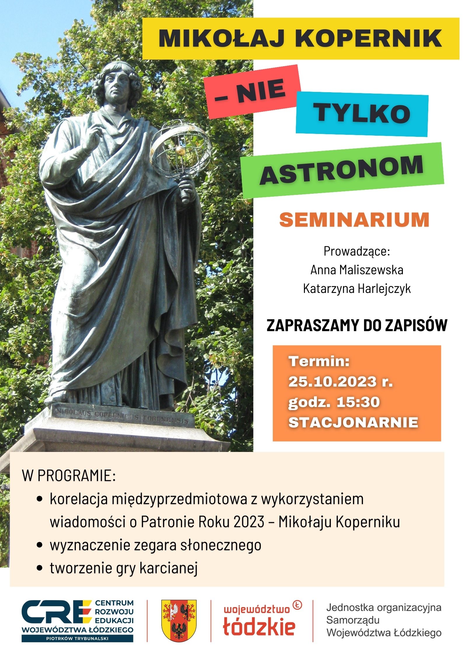 MIKOŁAJ KOPERNIK – NIE TYLKO ASTRONOM 25.10.2023