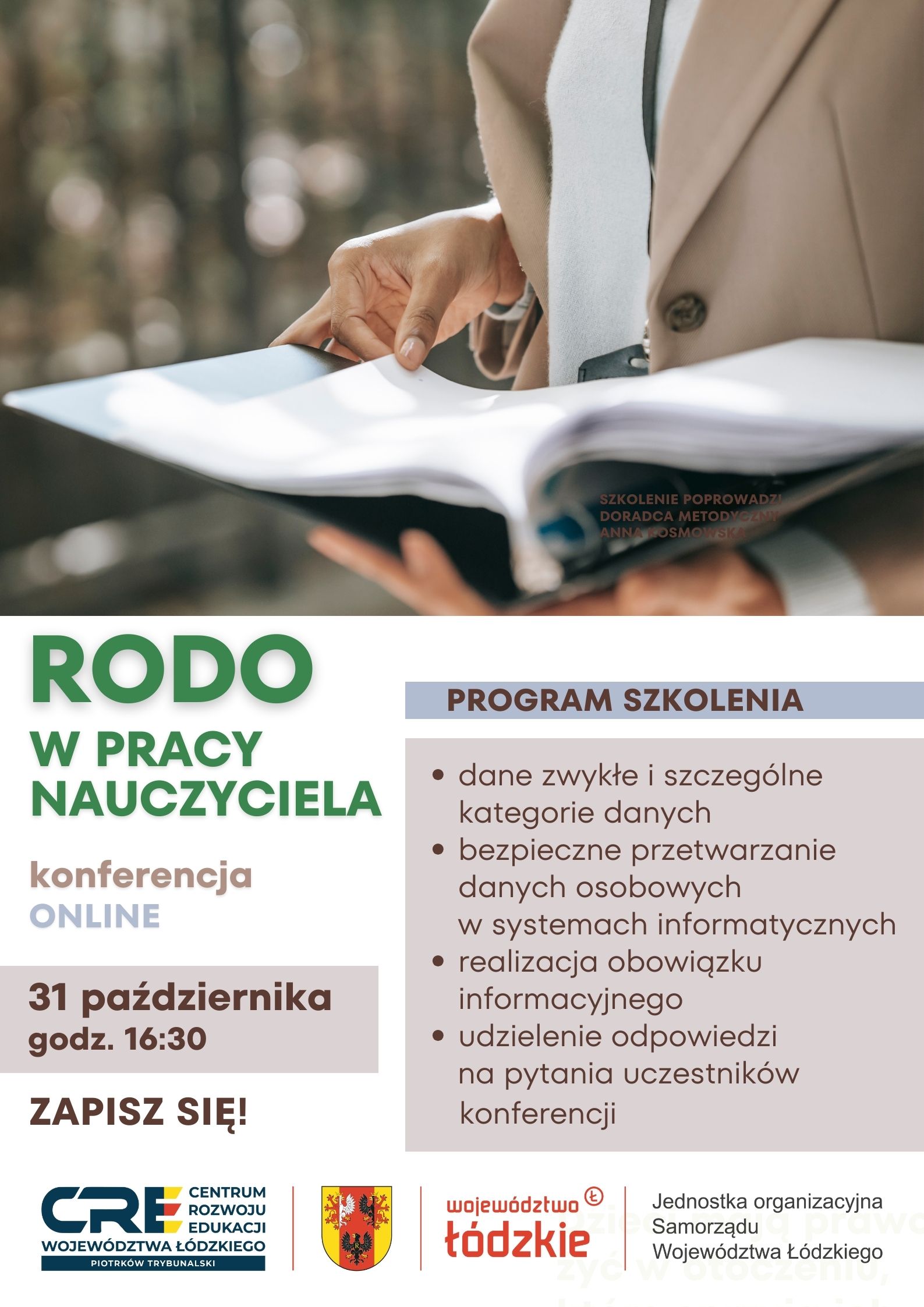 RODO W PRACY NAUCZYCIELA 31.10.2023