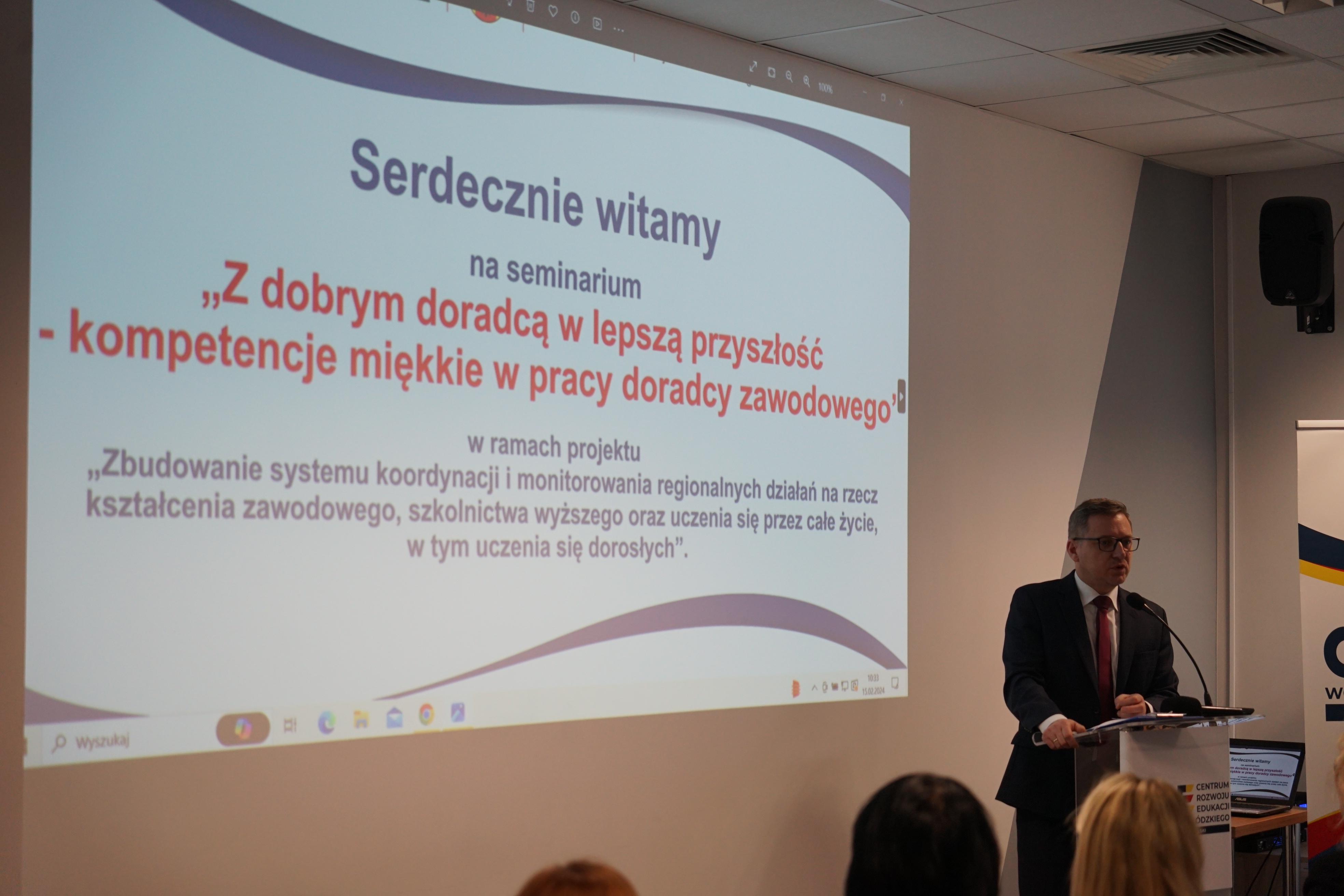„Z dobrym doradcą w lepszą przyszłość - kompetencje miękkie w pracy szkolnego doradcy zawodowego” 15.02.2024