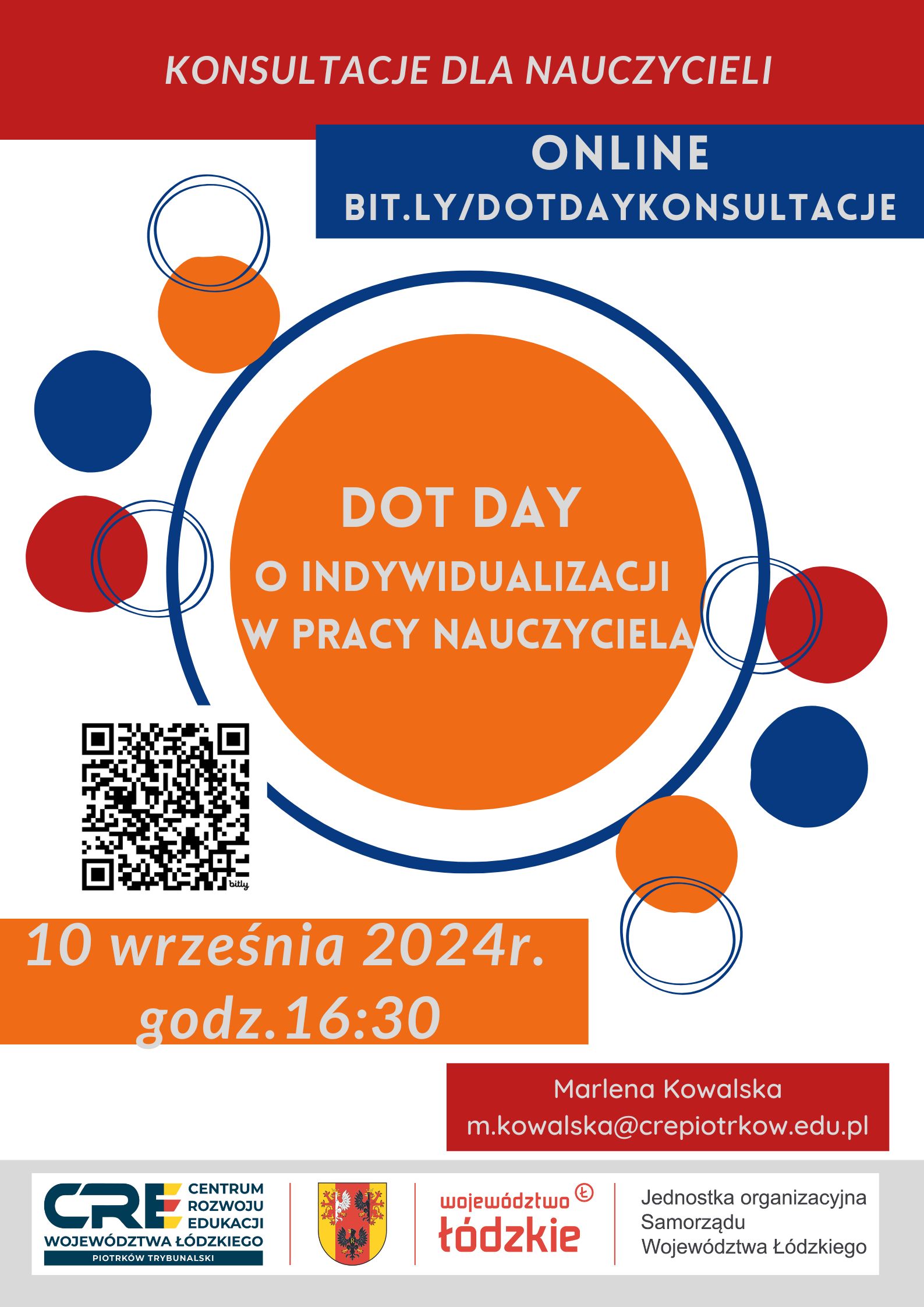 Dot Day - O indywidualizacji w pracy nauczyciela - 10.09.2024 r. 