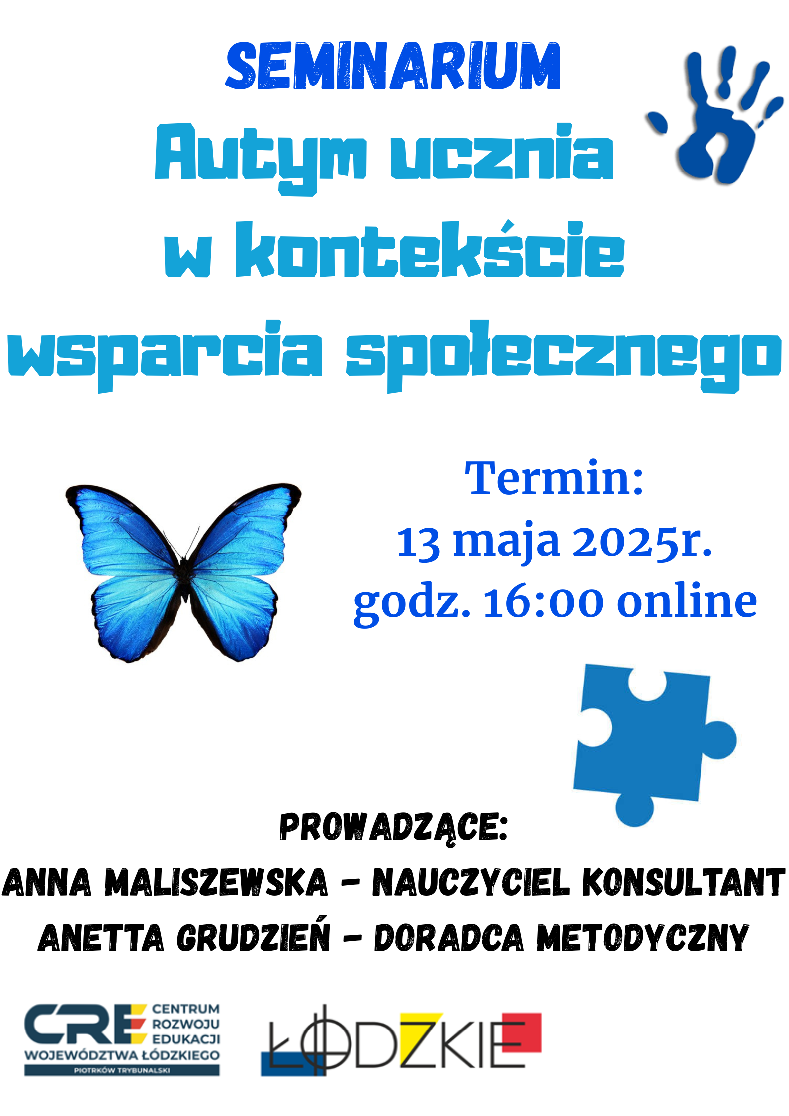 Autyzm ucznia w kontekście wsparcia społecznego - 13.05.2025 r.