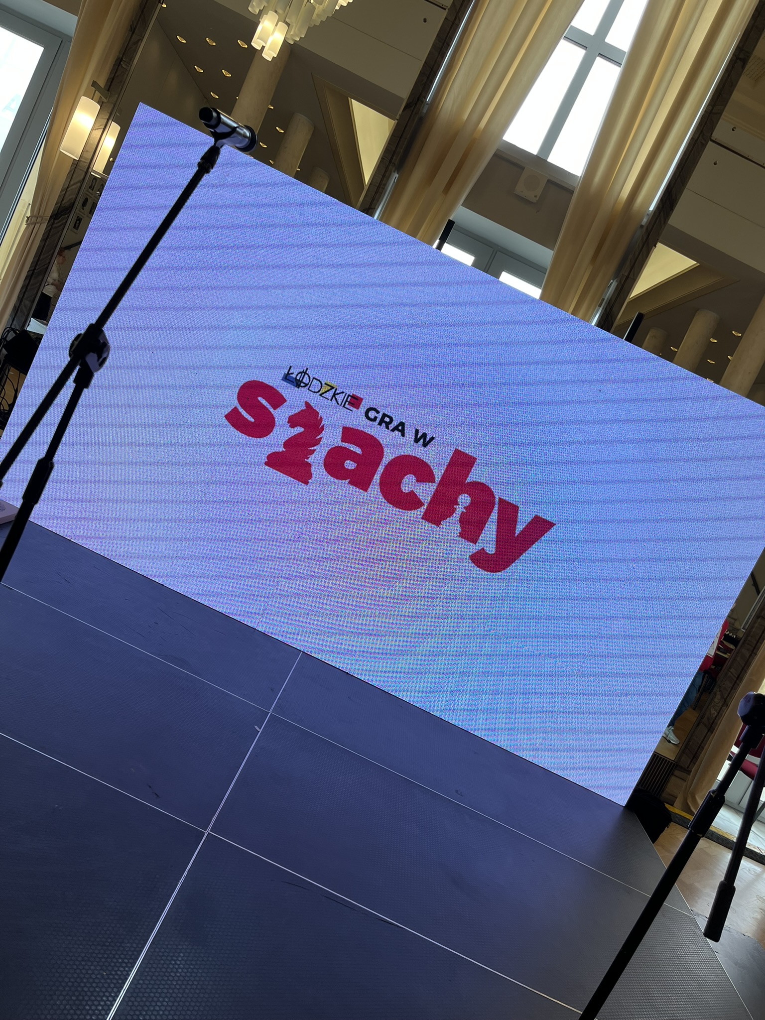 Turniej szachowy w Teatrze Wielkim w Łodzi - „Łódzkie gra w szachy”