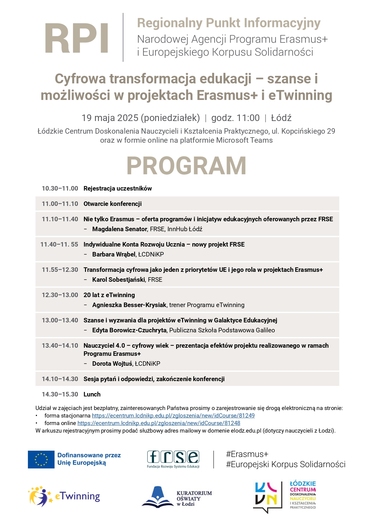 Cyfrowa transformacja edukacji – szanse i możliwości w projektach Erasmus+ i eTwinning
