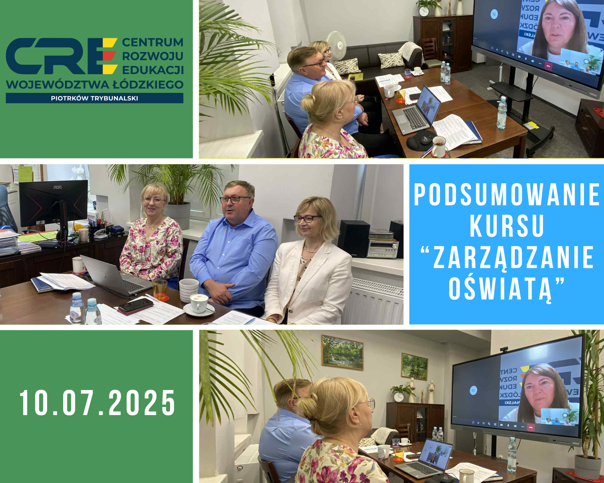 Zakończenie kursu - Zarządzanie oświatą! 