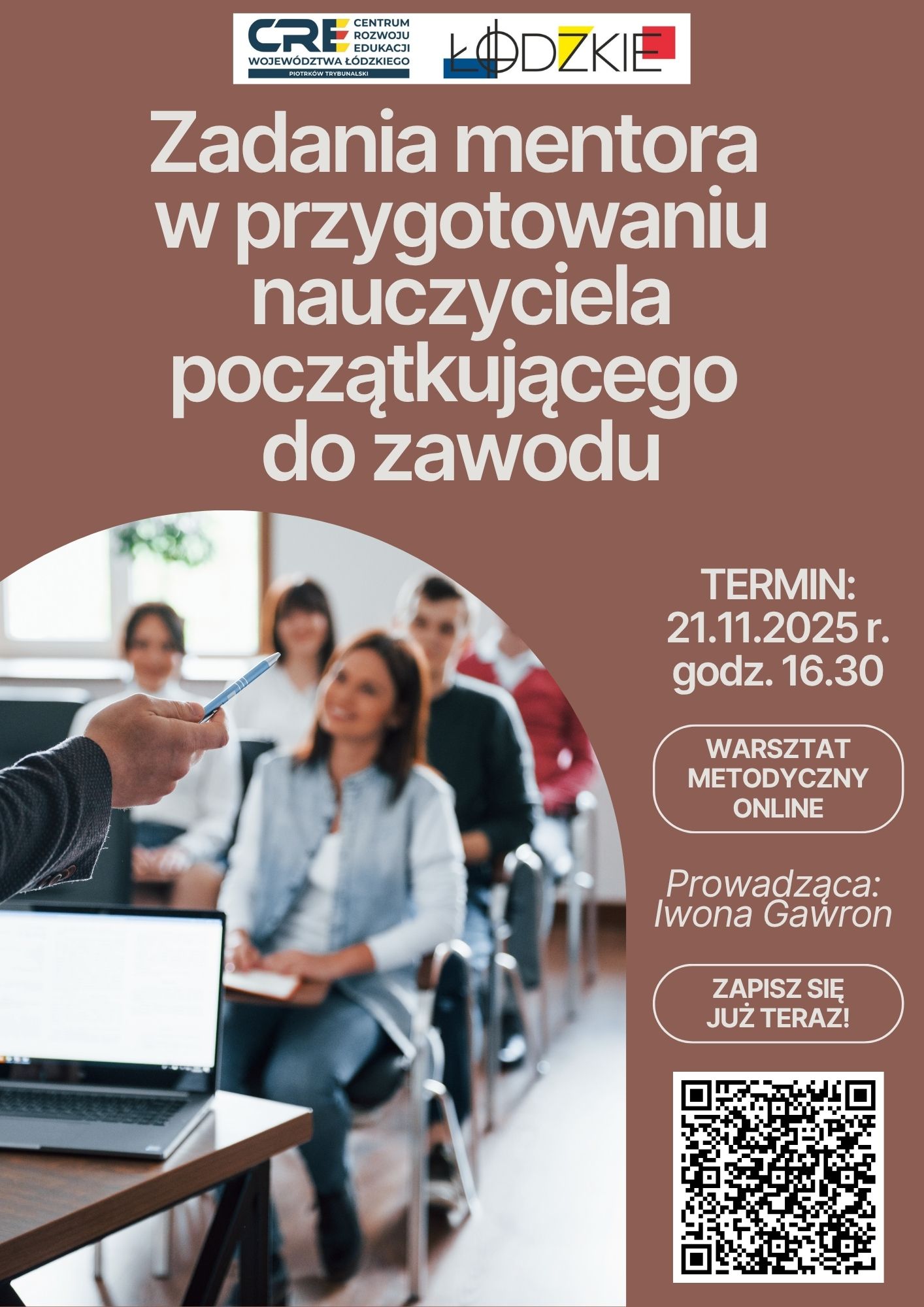 Warsztat metodyczny - Zadania mentora w przygotowaniu nauczyciela początkującego do zawodu