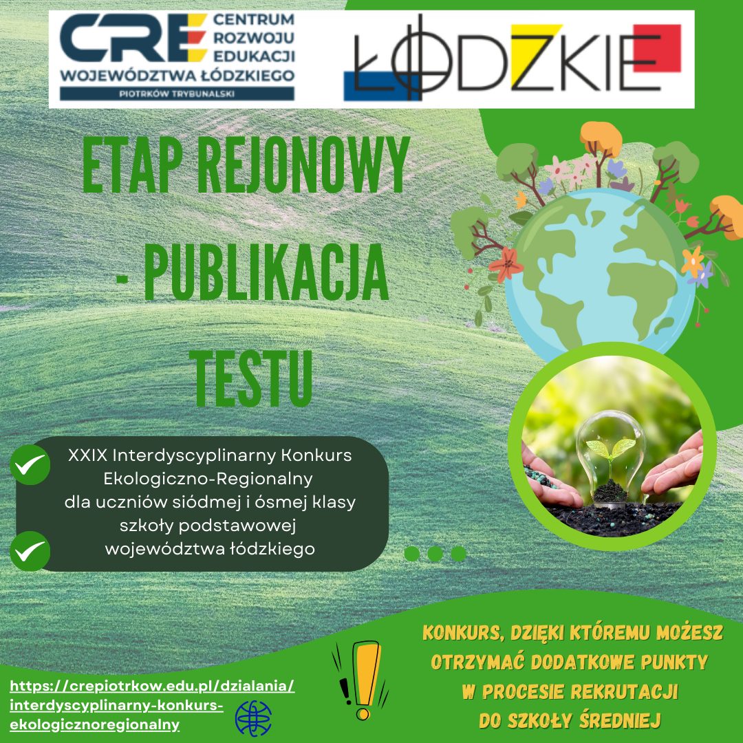 ETAP REJONOWY - PUBLIKACJA TESTU