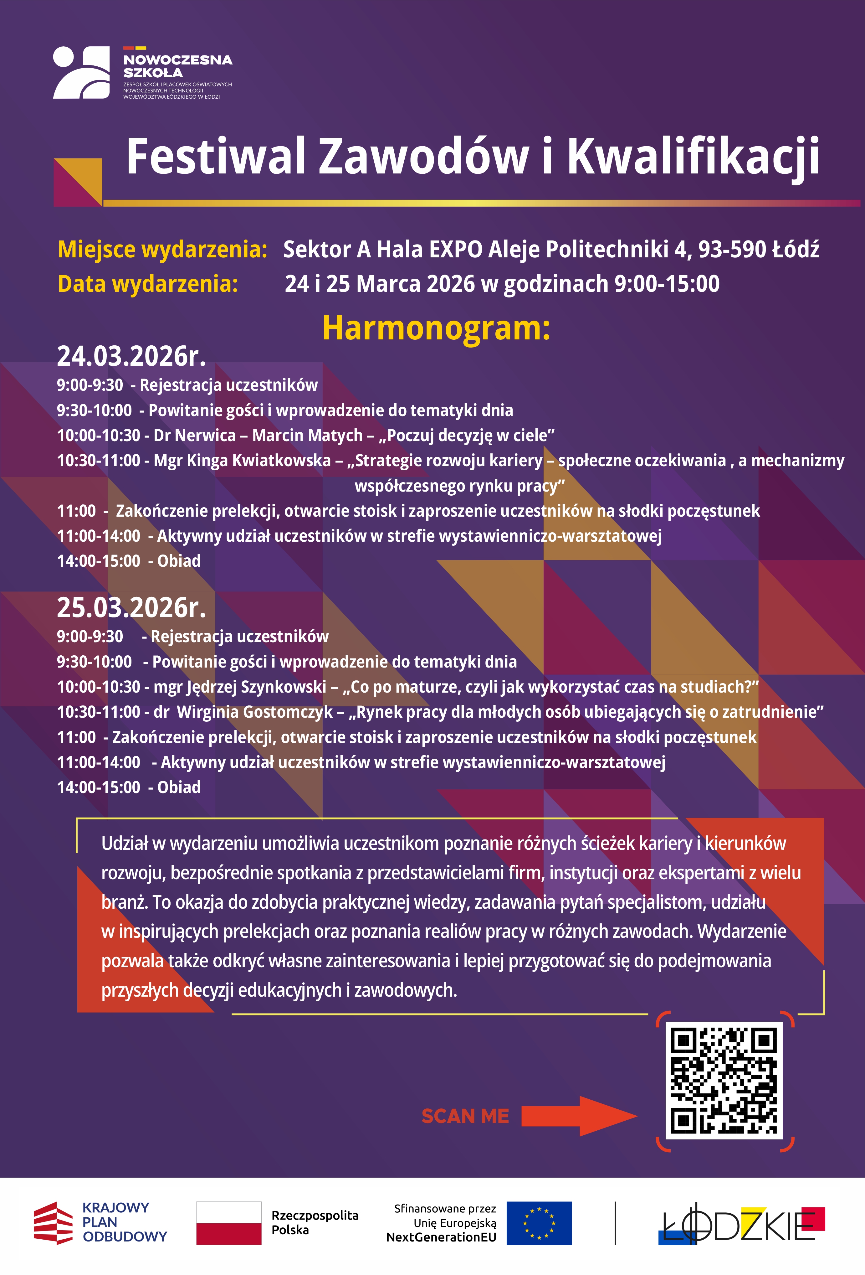 Serdecznie zapraszamy do udziału w Festiwalu Zawodów i Kwalifikacji